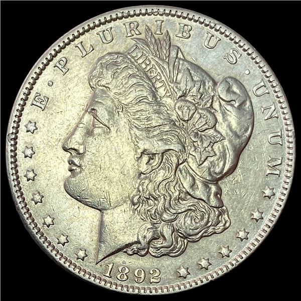1892 Silver Morgan Dollar CLOSELY UNCIRCULATED