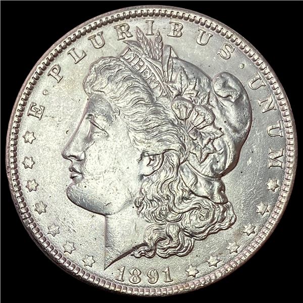 1891 Silver Morgan Dollar CHOICE BU