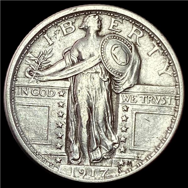 1917 Type 1 Standing Liberty Quarter LIGHTLY CIRCULATED