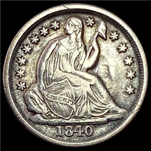1840-O Seated Liberty Half Dime LIGHTLY CIRCULATED