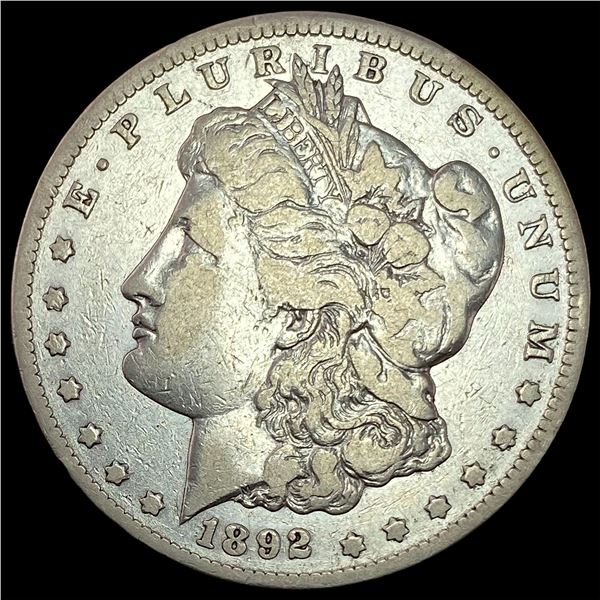 1892-CC Silver Morgan Dollar LIGHTLY CIRCULATED