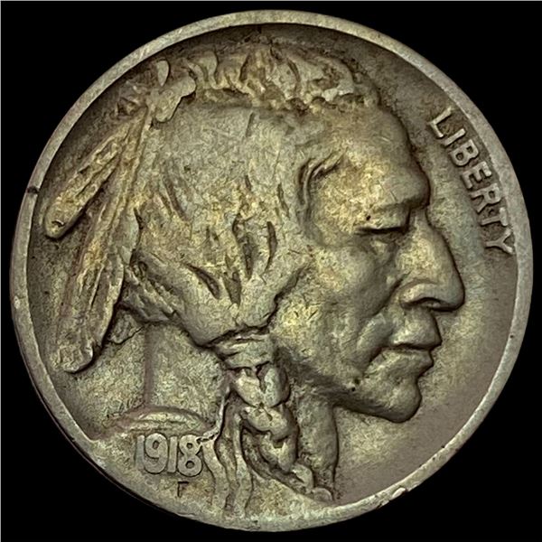 1918-D Buffalo Nickel LIGHTLY CIRCULATED