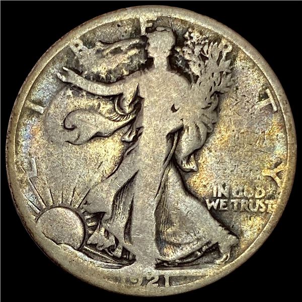1921-S Walking Liberty Half Dollar NICELY CIRCULATED