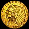 1909 Indian Head Gold $2.50 Quarter Eagle UNCIRCULATED