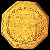 Image 2 : 1869 Gold California Fractional Half Dollar Octag. CHOICE AU