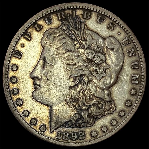 1892-CC Silver Morgan Dollar LIGHTLY CIRCULATED