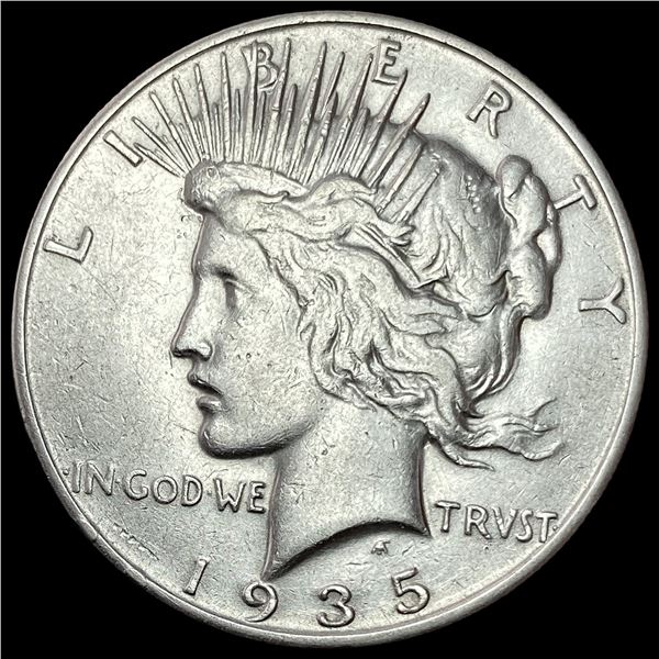 1935-S Silver Peace Dollar CLOSELY UNCIRCULATED