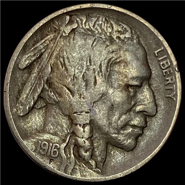 1916-D Buffalo Nickel ABOUT UNCIRCULATED