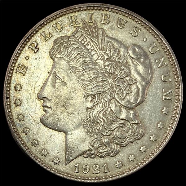 1921-D Silver Morgan Dollar CHOICE AU