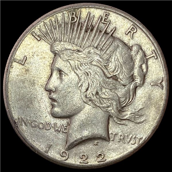 1922-S Silver Peace Dollar NEARLY UNCIRCULATED