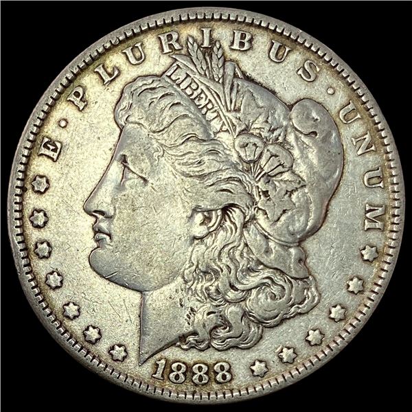1888 Silver Morgan Dollar NEARLY UNCIRCULATED