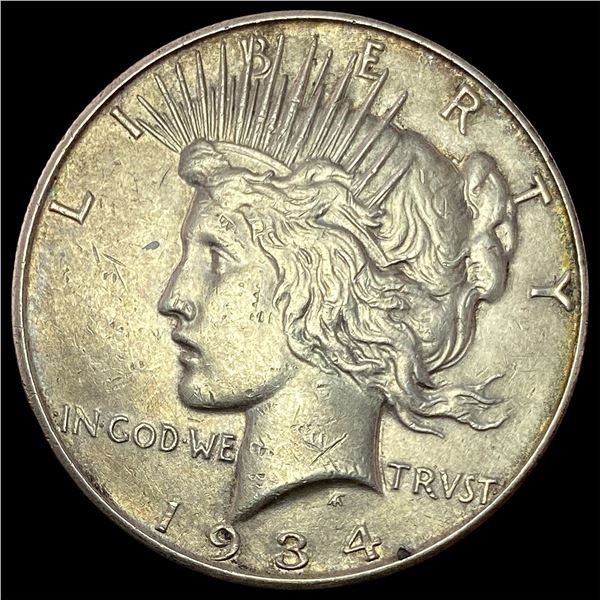 1934-D Silver Peace Dollar CLOSELY UNCIRCULATED
