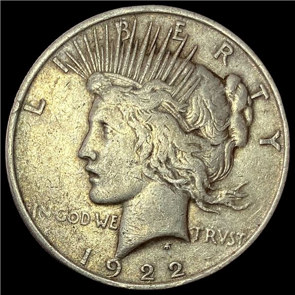 1922 Silver Peace Dollar LIGHTLY CIRCULATED
