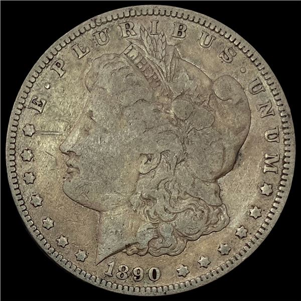 1890-CC Silver Morgan Dollar LIGHTLY CIRCULATED