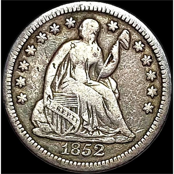 1852 Seated Liberty Silver Half Dime LIGHTLY CIRCULATED