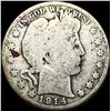 Image 1 : 1914 Barber Half Dollar NICELY CIRCULATED