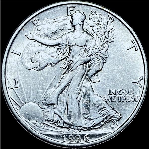 1936-D Silver Walking Liberty Half Dollar CHOICE BU
