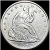 Image 1 : 1853 Arrows/Rays Seated Liberty Half Dollar UNCIRCULATED