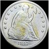 Image 1 : 1847 Silver Seated Liberty Dollar CLOSELY UNCIRCULATED