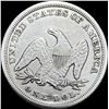 Image 2 : 1847 Silver Seated Liberty Dollar CLOSELY UNCIRCULATED