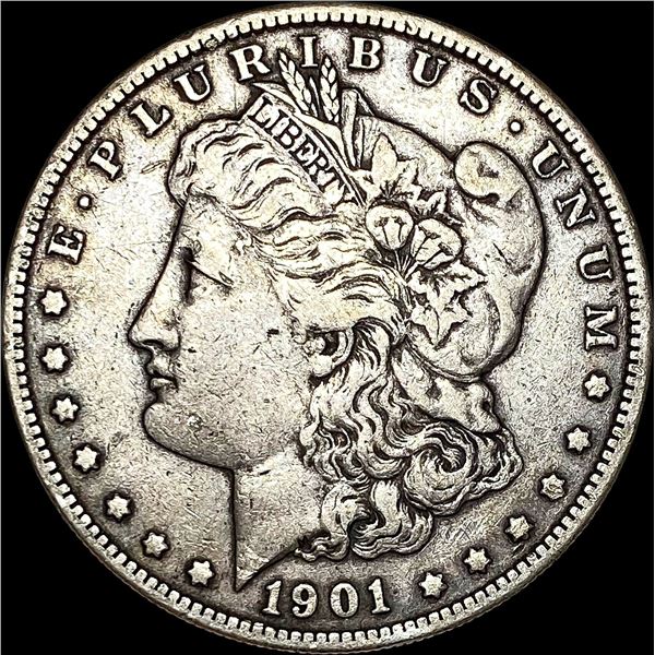 1901-S Silver Morgan Dollar LIGHTLY CIRCULATED
