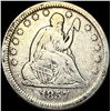 Image 1 : 1857 Silver Seated Liberty Quarter NICELY CIRCULATED