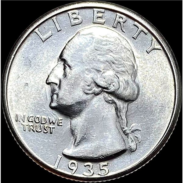 1935 Silver Washington Quarter UNCIRCULATED