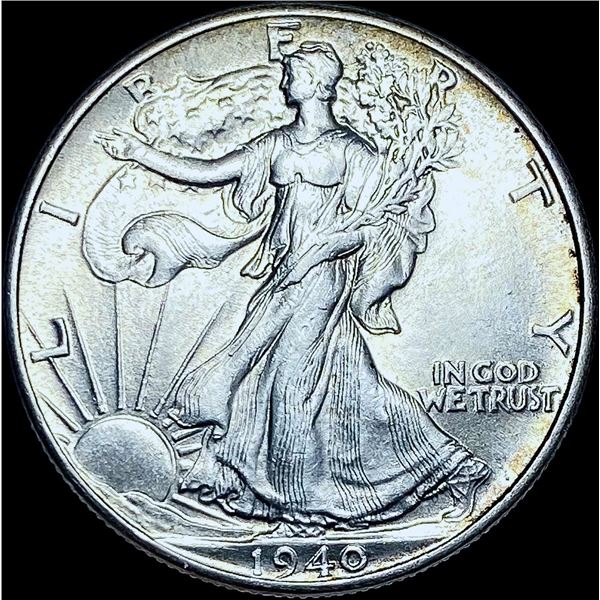 1940 Silver Walking Liberty Half Dollar CHOICE BU