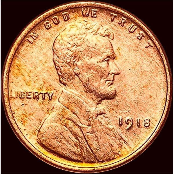 1918 Lincoln Wheat Cent CLOSELY UNCIRCULATED