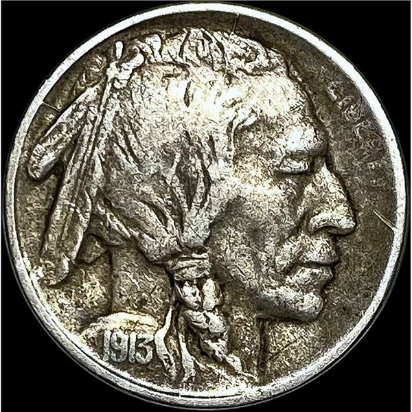 1913-S Type 1 Buffalo Nickel NEARLY UNCIRCULATED