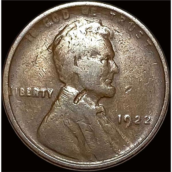 1922 No D Strong Rev. Lincoln Wheat Cent NICELY CIRCULATED