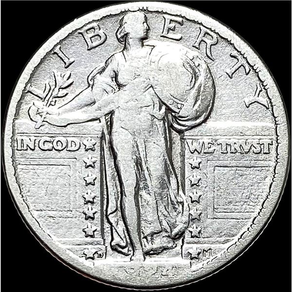 1924-D Standing Liberty Quarter NEARLY UNCIRCULATED