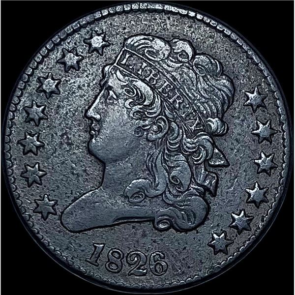 1826 Classic Head Half Cent CHOICE AU