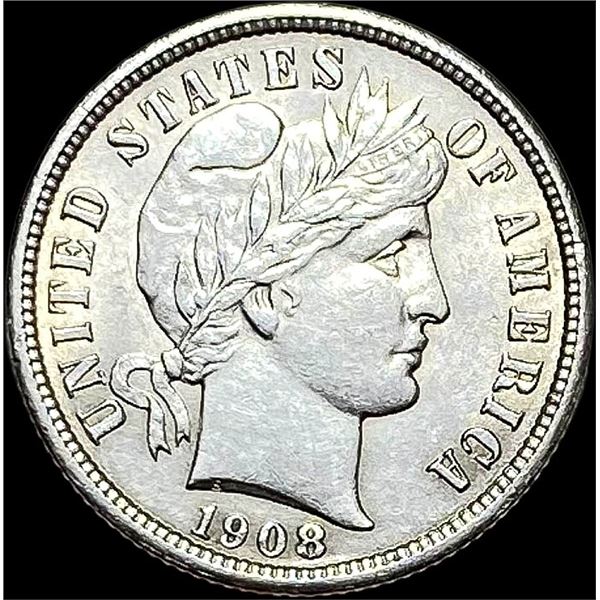 1908 Silver Barber Dime UNCIRCULATED