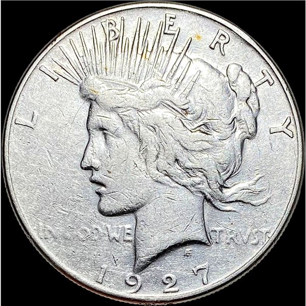 1927-S Peace Silver Dollar NEARLY UNCIRCULATED