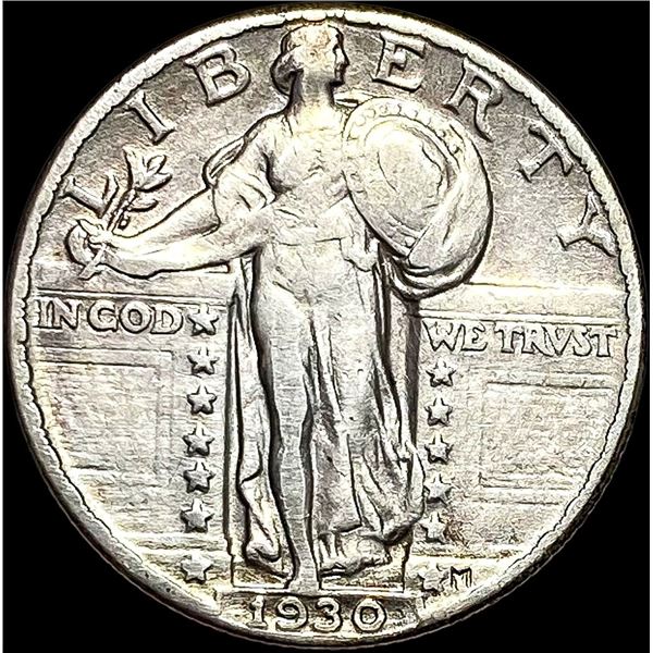 1930 Standing Liberty Silver Quarter LIGHTLY CIRCULATED