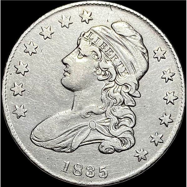 1835 Capped Bust Half Dollar CLOSELY UNCIRCULATED