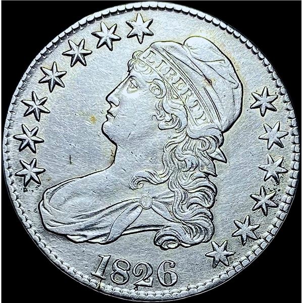 1826 Capped Bust Half Dollar CHOICE AU