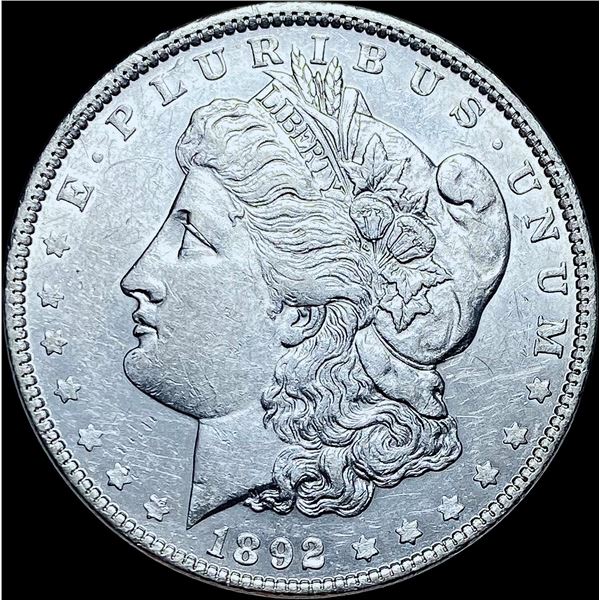 1892 Silver Morgan Dollar CHOICE AU