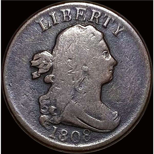 1808 Draped Bust Half Cent NICELY CIRCULATED