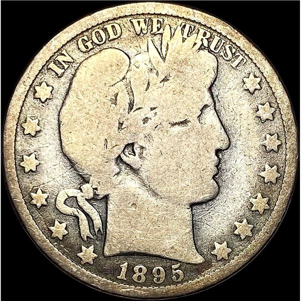 1895-O Silver Barber Half Dollar NICELY CIRCULATED