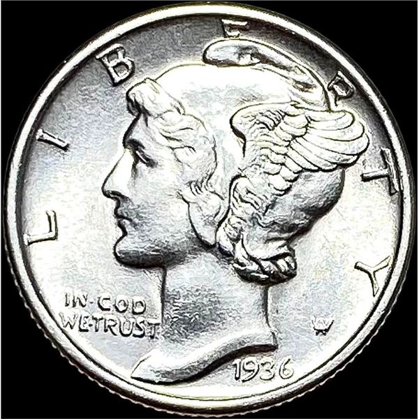 1936 Silver Mercury Dime UNCIRCULATED