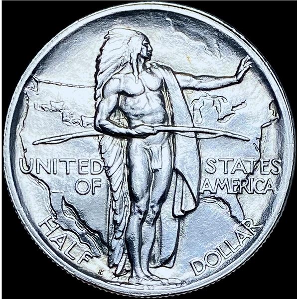 1926-S Silver Oregon Trail Half Dollar CHOICE BU