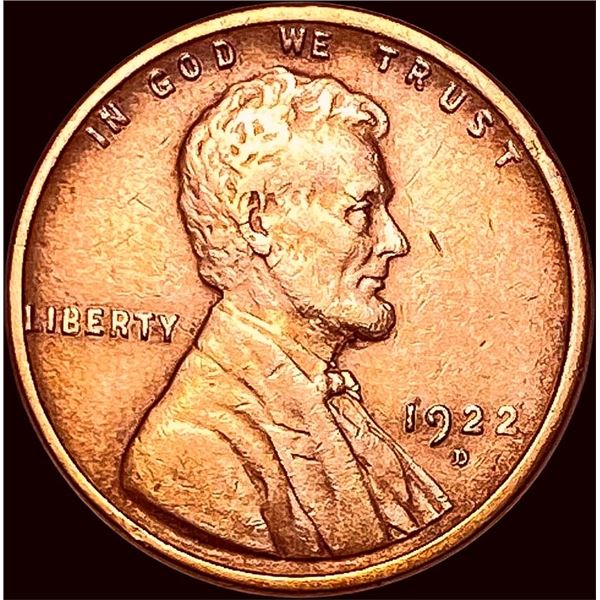 1922-D Lincoln Wheat Cent CLOSELY UNCIRCULATED