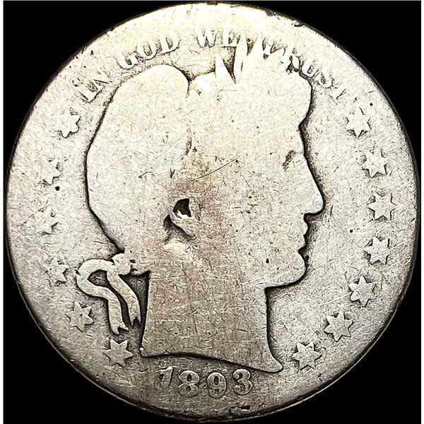 1893-S Barber Half Dollar NICELY CIRCULATED