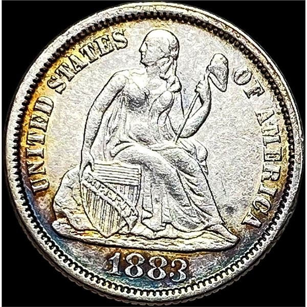 1883 Seated Liberty Dime NICELY CIRCULATED