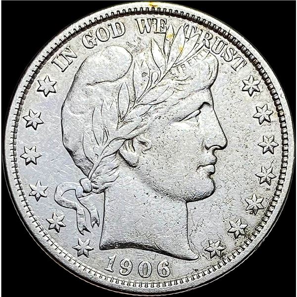 1906-D Silver Barber Half Dollar HIGH GRADE