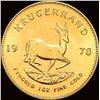 Image 2 : 1978 Gold 1 oz Krugerrand UNCIRCULATED