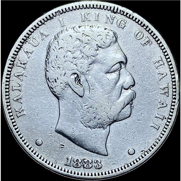 1883 Silver Hawaii 1 Dollar CHOICE AU