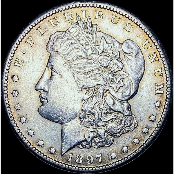 1897-S Silver Morgan Dollar CHOICE AU